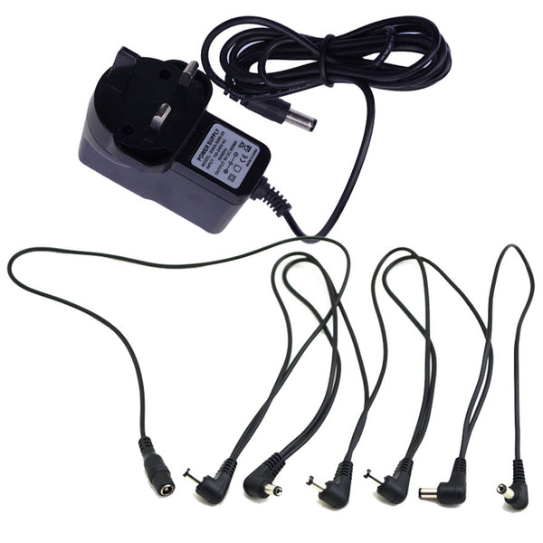 6 Ways Guitar Pedal Cord