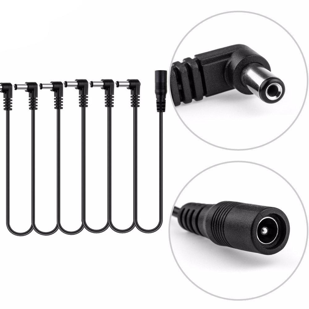 6 Ways Guitar Pedal Cord