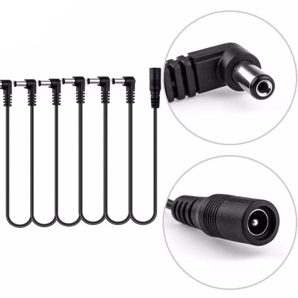 6 Ways Guitar Pedal Cord