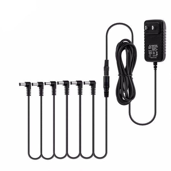 6 Ways Guitar Pedal Cord